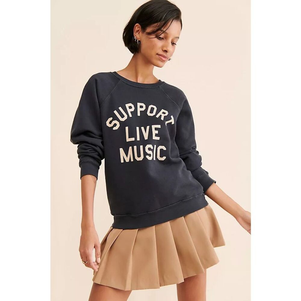 Original Retro Brand sweatshirt “support live music” size S
